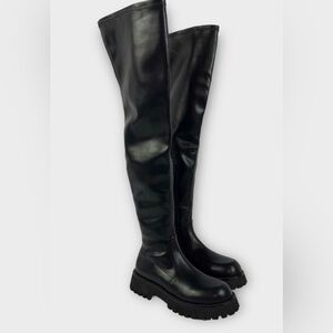 JEFFREY CAMPBELL all Thigh High Boots - Besos Lug Sole NWOT